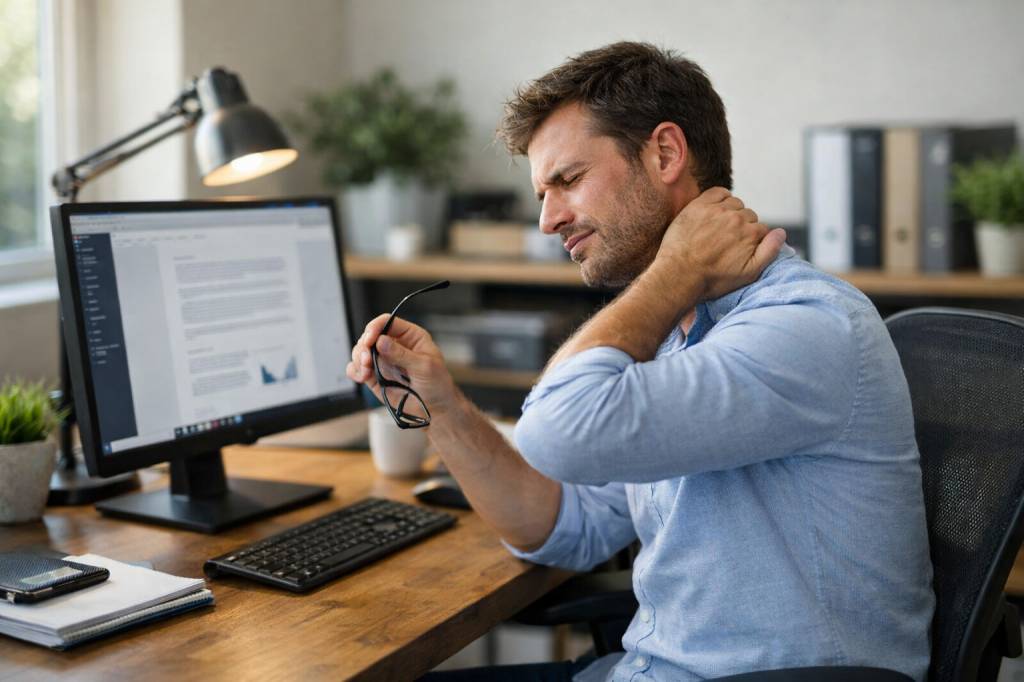 Ostéopathie et travail sur écran : prévenir les cervicalgies et les tensions oculaires grâce à quelques ajustements simples
